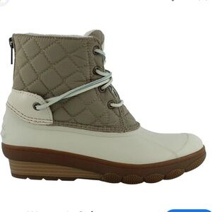 Sperry Light Cream Duck Boots